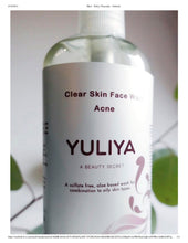 Load image into Gallery viewer, Clear Skin Face Wash/Acne/Combination (240 ml)